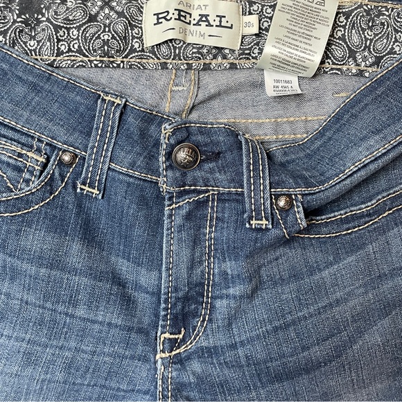 ARIAT Women’s Bootcut Mid Rise Jeans size 30 - Picture 5 of 10